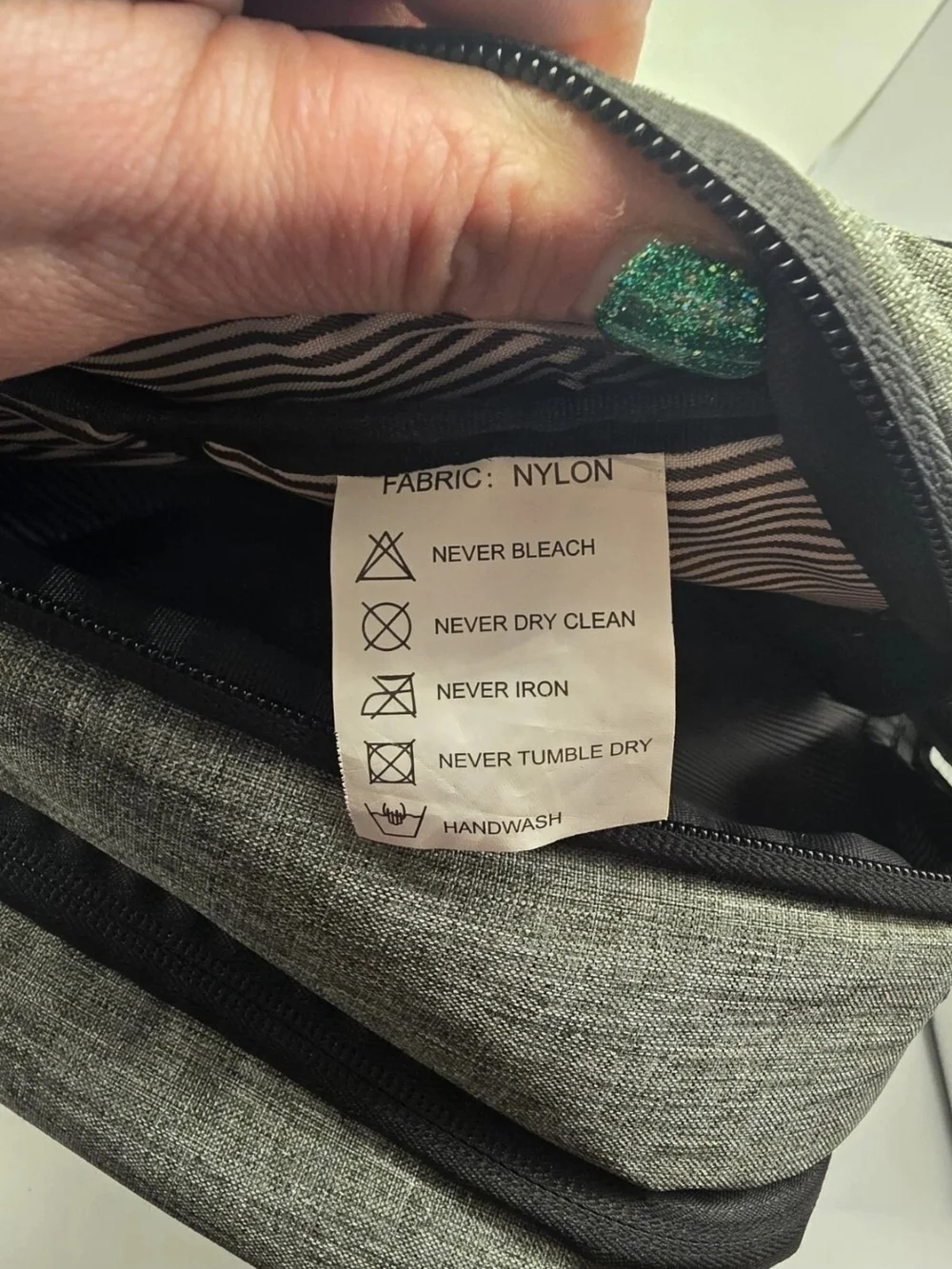 New Hap Tim Grey Diaper Backpack Bag
